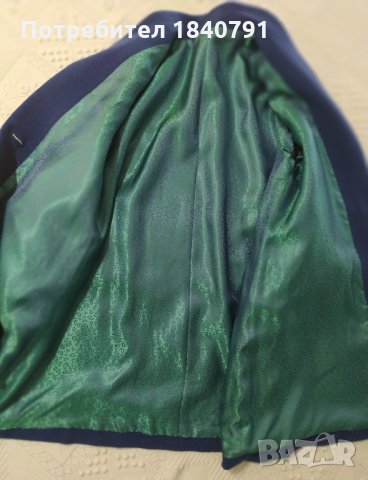 Лилаво палто (манто) - фино, леко, размер L, снимка 5 - Палта, манта - 32083207