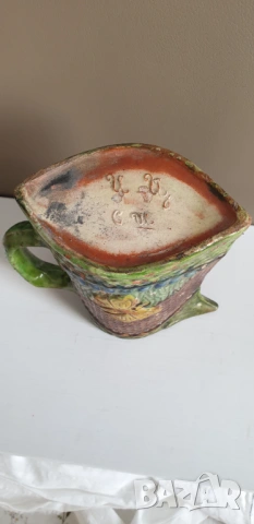 Стара керамична кана, снимка 7 - Антикварни и старинни предмети - 54313860