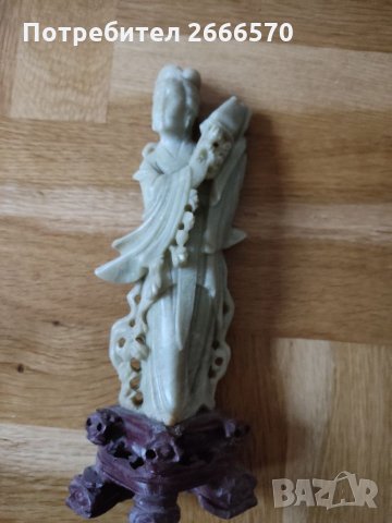 Стара статуетка от сапунен камък, снимка 4 - Антикварни и старинни предмети - 35059244