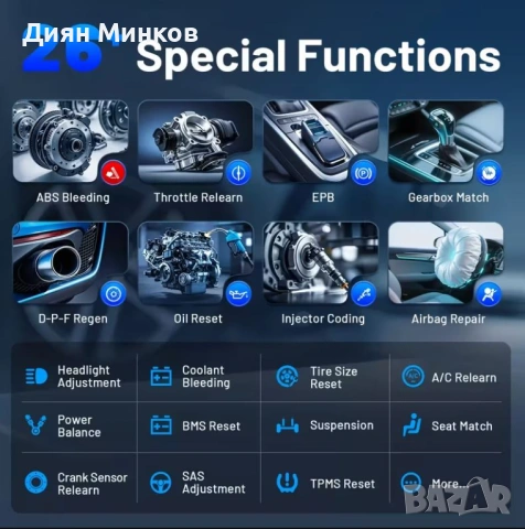 ПРОМО Автомобилна диагностика Xtool Anyscan, снимка 4 - Аксесоари и консумативи - 53096183