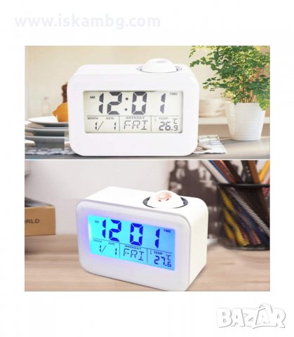 ЧАСОВНИК С ПРОЕКЦИЯ НА ЧАС И АКТИВИРАНЕ ЧРЕЗ ПЛЯСКАНЕ - код 806-0, снимка 4 - Друга електроника - 33927451