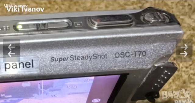 Фотоапарат СОНИ DSC T-70, снимка 3 - Фотоапарати - 54304737