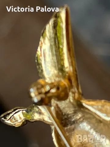 Уникална брошка папагал метал глазура Германия, снимка 12 - Други - 47608132