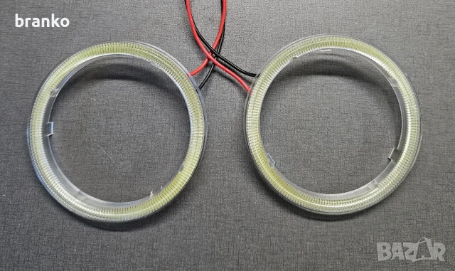 LED Ангелски очи 80мм., снимка 2 - Аксесоари и консумативи - 51142030