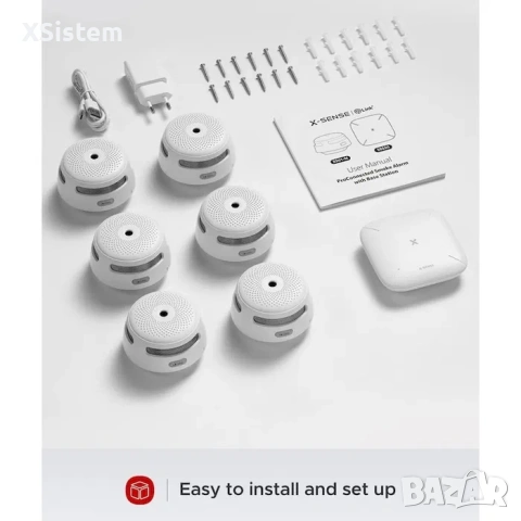 Интелигентен детектор за дим X-Sense XS01-M X-Sense, FS61, снимка 2 - Други стоки за дома - 53226163