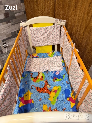 Детски матрак, протектор,  обиколници, чаршаф с ластик, снимка 6 - Кошарки - 52267905