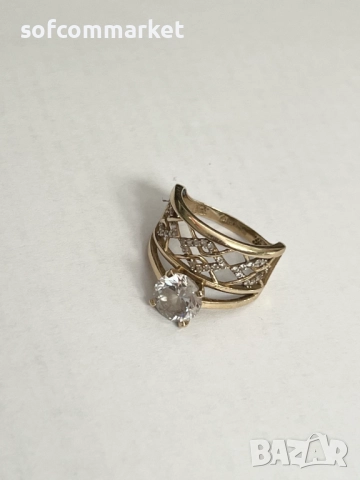 Златен пръстен 14К - 3.72 гр