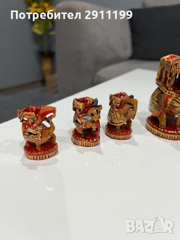 Антикварен индийски шах, снимка 9 - Шах и табла - 53333779