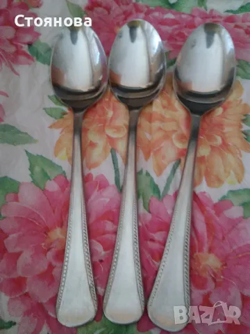 Лъжици,вилици,малки лъжички и ножчета - неръждаеми, снимка 3 - Прибори за хранене, готвене и сервиране - 26547707
