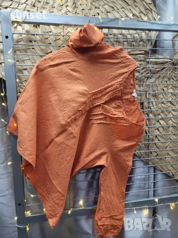 ЛЕНЕНА оранжева риза - 44 размер, снимка 1