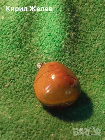 АРТ ПЕНДАНТ НАТУРАЛЕН КАМЪК ПОЛУСКЪПОЦЕНЕН МИНЕРАЛ АХАТ МЕДАЛЬОН 20776, снимка 9 - Колиета, медальони, синджири - 32175907