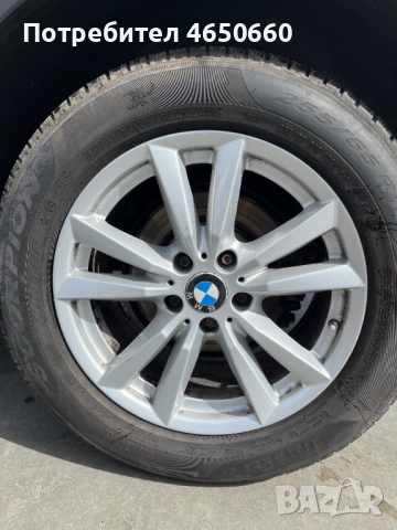 18 цолови алуминиеви джанти за БМВ Х5 със зимни гуми 
