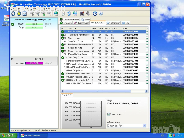 Заменям или продавам перфектни твърди дискове до 1000GB 100% здраве, снимка 7 - Твърди дискове - 39947778