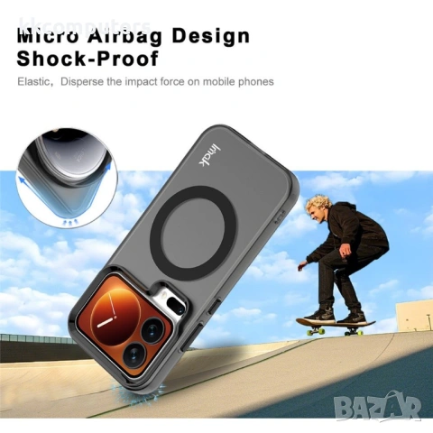 IMAK Магнитен Калъф за Xiaomi 17 Pro - PC+TPU, Тънък профил, 2 цвята, снимка 5 - Калъфи, кейсове - 53888839