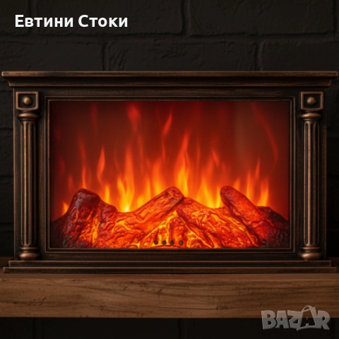 Декоративна LED камина с ефект на тлеещи въглени - уют и стил за вашия дом, снимка 7 - Декорация за дома - 51940025