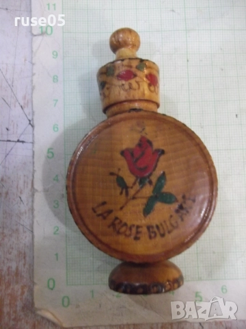 Мускал пирографирана бъклица от соца - 1