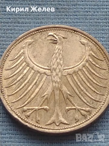 Сребърна монета 5 марки 1965г. Германия уникат за КОЛЕКЦИОНЕРИ 39656, снимка 8 - Нумизматика и бонистика - 42763400