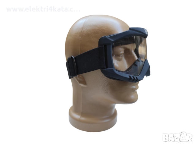 Ветроустойчиви очила с подвижна маска за лице (прозрачна леща), снимка 4 - Аксесоари и консумативи - 52574205