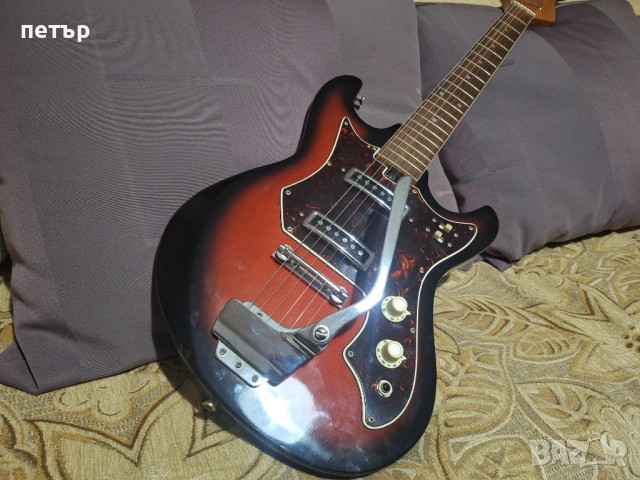 Ретро японска електрическа китара, снимка 6 - Китари - 53156514