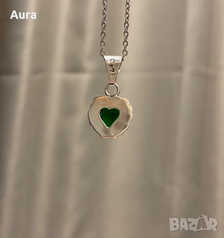 Heart silver pendant, снимка 4 - Колиета, медальони, синджири - 51517617