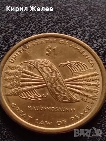 Монета 1 долар UNITED STATES OF AMERICA HAUDENOSAUMEE GREAT LAW OF PEACE 38034