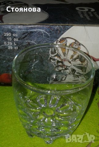 Сервиз - 6 броя стъклени чаши, снимка 3 - Сервизи - 40862156