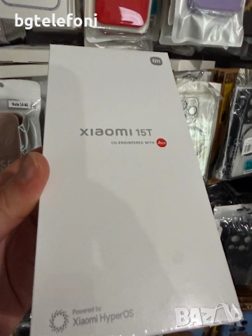 Xiaomi 15T 12/512 black,запечатан,чисто нов,2 години гаранция