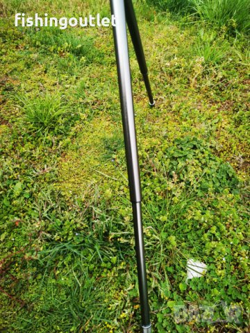  Масивна шаранджийска стойка за 5 въдици с три комплекта крака, снимка 11 - Такъми - 30895634