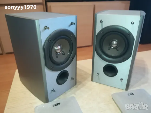 JVC X2БР ТОНКОЛОНИ-19Х16Х12СМ ВНОС SWISS 2101251007, снимка 4 - Тонколони - 48763683