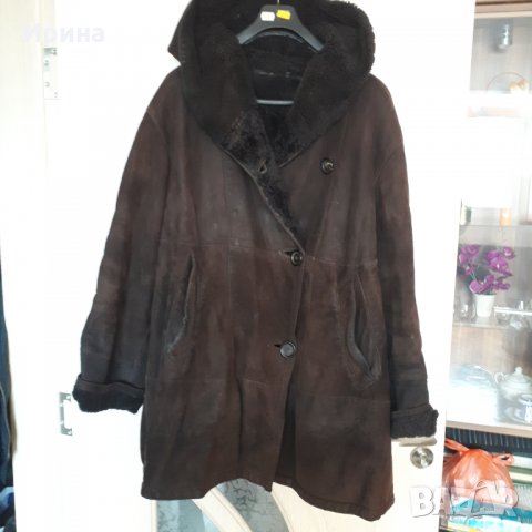 Дамско палто естествена кожа 3XL, снимка 1
