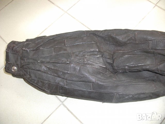 Рокерско кожено яке ,уникален модел, снимка 3 - Якета - 31628572