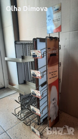 Стелаж за консерви гурме Gourmet Purina, снимка 2 - Стелажи и щандове - 53986368