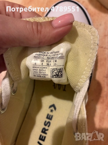 Дамски кецове Converse, снимка 5 - Кецове - 54114323