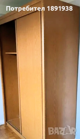 Масивен гардероб с плъзгащи врати , снимка 5 - Гардероби - 51753058
