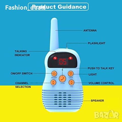 Ново уоки токи двупосочна радио играчка фенерче за деца подарък дете, снимка 2 - Други - 40818245