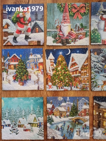 Коледни пана 18,2/25,7см и 15/15см, снимка 8 - Коледни подаръци - 48430736