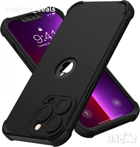 Нов Защитен калъф кейс гръб с протектор за екран за телефон iPhone 13 Pro 6.1 инча Айфон Защита , снимка 6 - Калъфи, кейсове - 38330911