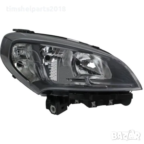 Фар с черен обръч за Fiat Doblo 2015-2022 - Пасажерска страна