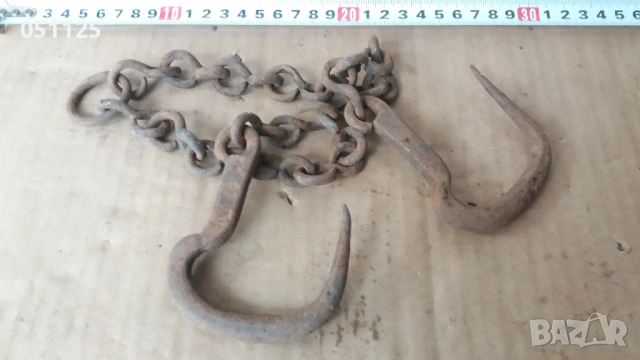 стари масивни куки, ченгели , снимка 7 - Антикварни и старинни предмети - 54067937