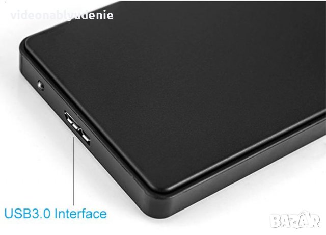 Портативна Външна Кутия за Харддиск 2.5" USB3.0 SATA HDD External Case SSD Box SATAIII Адаптер+Кабел, снимка 13 - Външни хард дискове - 40150379