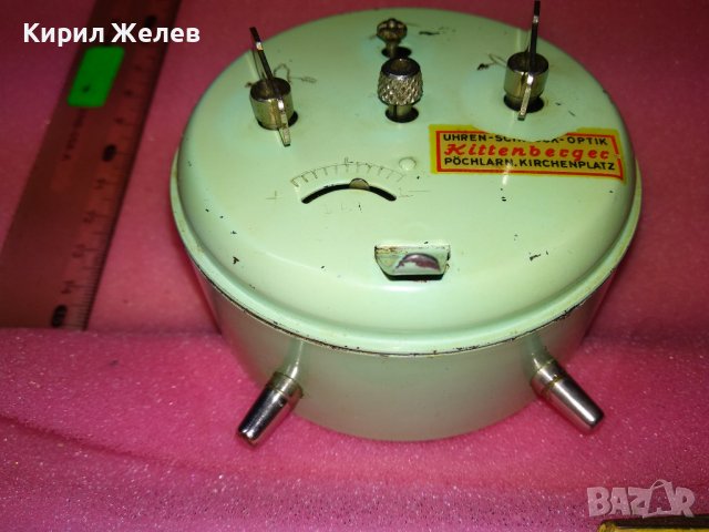 PETER MADE in GERMANY Стар КОЛЕКЦИОНЕРСКИ МЕХАНИЧЕН БУДИЛНИК ВИНТИДЖ РЯДЪК МОДЕЛ НЕМСКИ 43690, снимка 18 - Антикварни и старинни предмети - 44466159