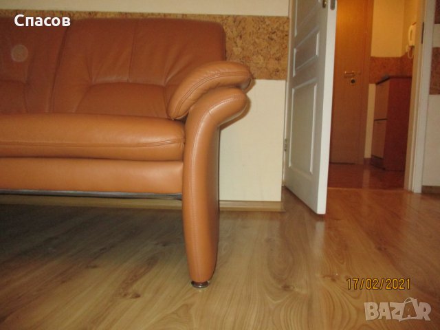 Кожен диван тройка Himolla само за ценители, снимка 4 - Дивани и мека мебел - 31856949