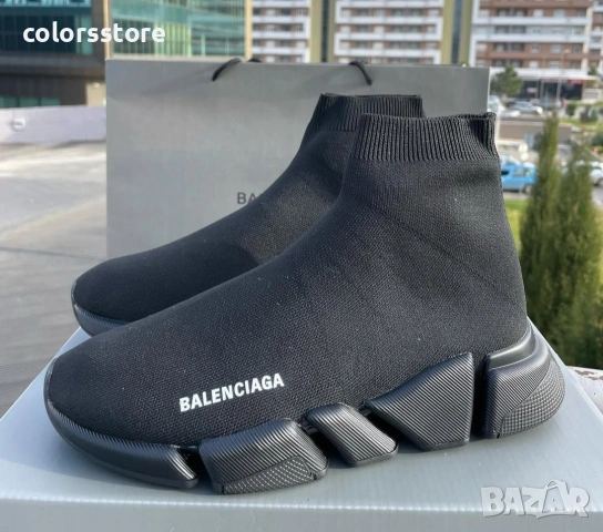 Черни маратонки Balenciaga/BR45f, снимка 2 - Маратонки - 54005372