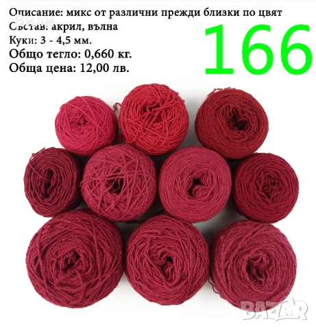 Евтини прежди в малки количества - нови и остатъци , снимка 5 - Други - 52042403