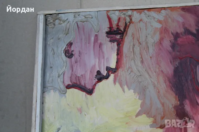 Стара маслена картина, снимка 5 - Картини - 48103157