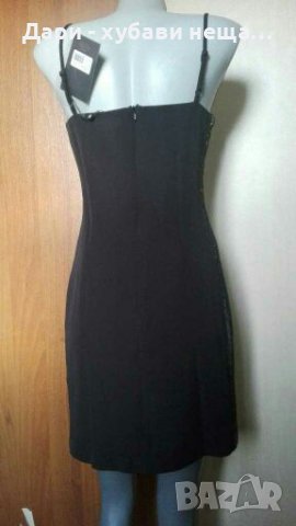 Изискана черна вталена рокля с пайети 🍀 Промоция -10%🍀❤M,M/L❤🍀арт.4362, снимка 3 - Рокли - 37190512