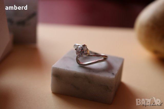 Стилен  сребърен пръстен модел R091, снимка 8 - Пръстени - 28951861