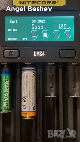 Зарядно Nitecore UMS4 за четири батерии, снимка 7 - Батерии, зарядни - 56155802