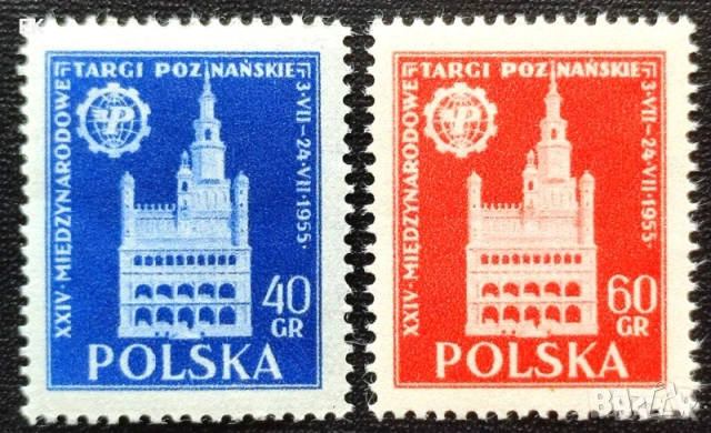 Полша, 1955 г. - лот от марки на тема личности, музика, архитектура, спорт и др., снимка 4 - Филателия - 53294458