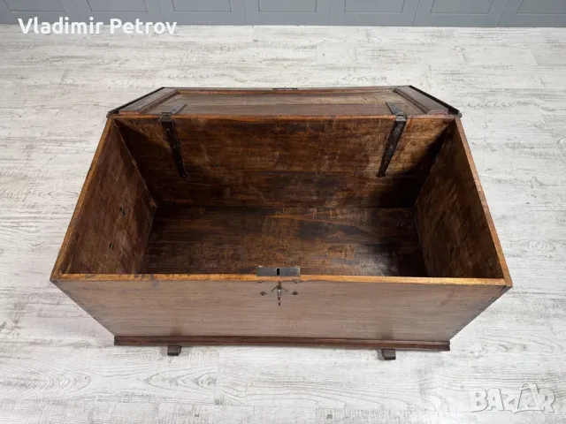 Рустикален сандък масив В005, снимка 9 - Ракли - 56021323